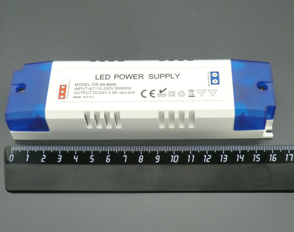 Блок питания 220/24VDC 60W 6.A IP40 SC24 ZP30 Китай 57420