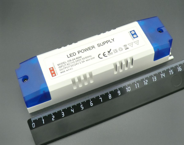 Блок питания 220/24VDC 60W 6.A IP40 SC24 ZP30 Китай 57420